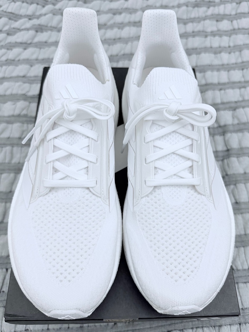 Adidas ULTRABOOST 5X Men’s 8.5 White~TRIED ON ONLY~BRAND NEW~FREE SHIPPING!!